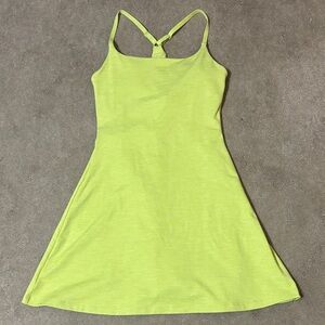 Outdoor Voices Lime Green Dress
